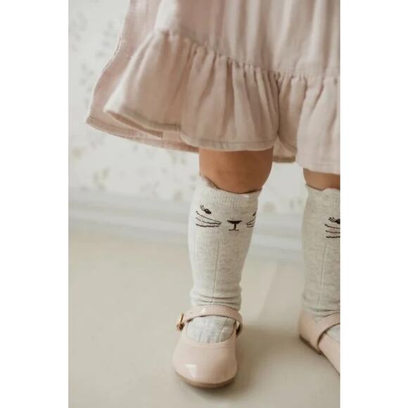 NIB Jamie Kay EU 25 (8.5/9T) Ballet Flat Patent Color Baby Soft Pink Coquette - Picture 3 of 10